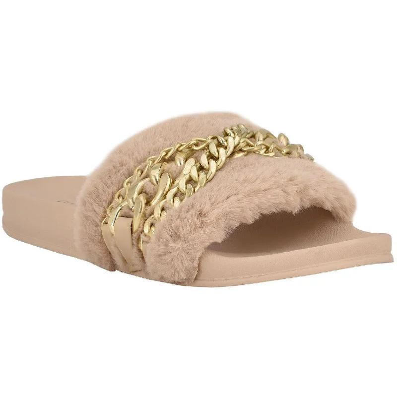 Guess Womens Salema Slip On Dressy Slide Sandals