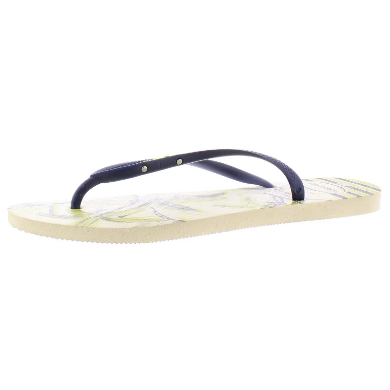 Havaianas Womens Tropical Sandals Slip On Flip-Flops