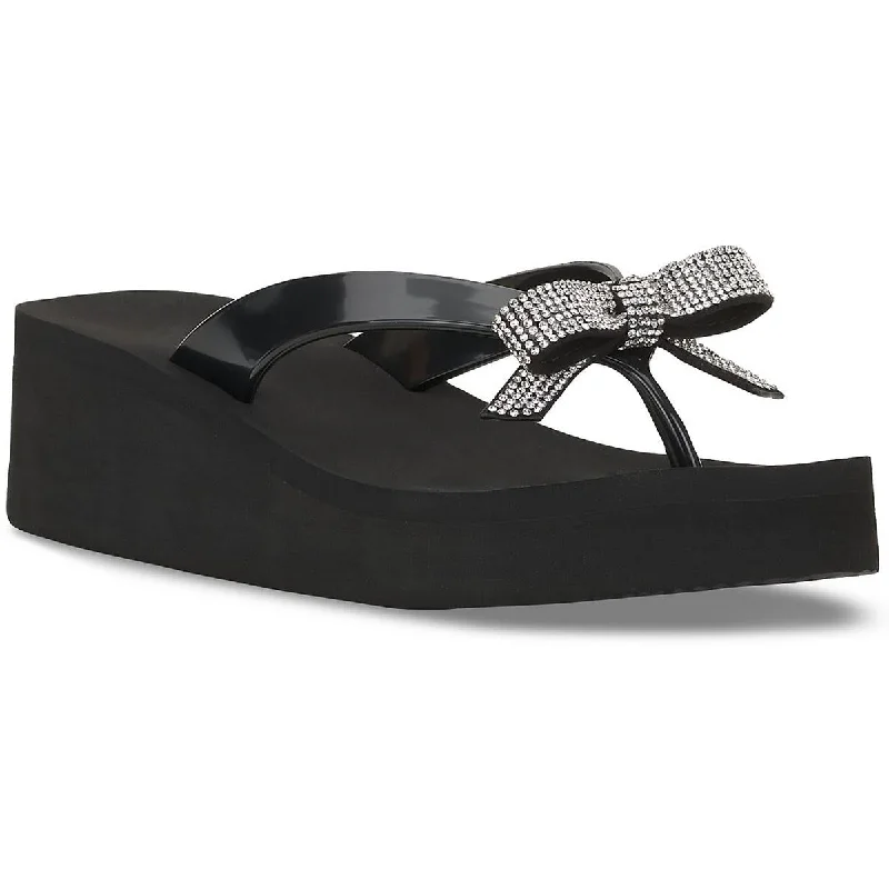 INC Womens MAGENTAF Slip On Thong Wedge Sandals