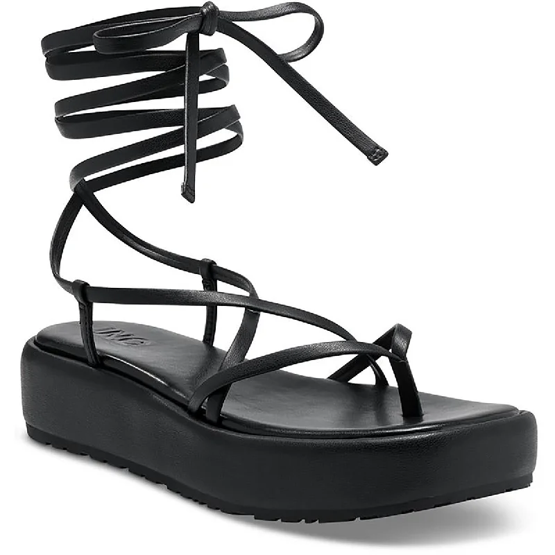 INC Womens Rexile Strappy Flatform Sandals