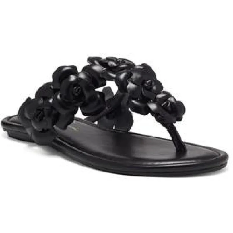 Jessica Simpson Ginima Women's Floral Embellished Flat Thong Sandals