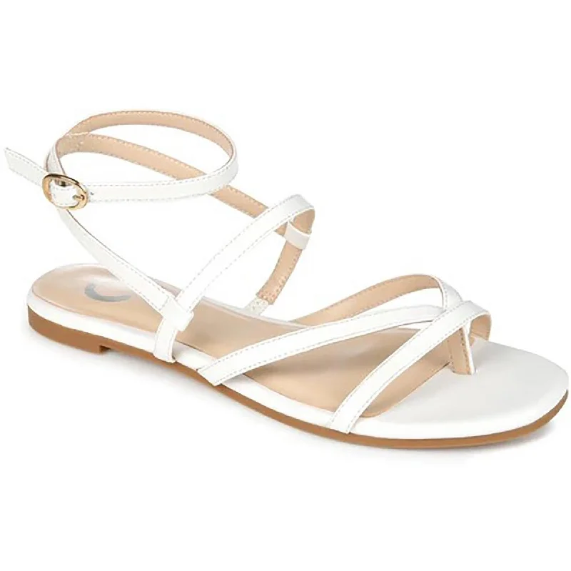 Journee Collection Womens Buckle Indoors Slingback Sandals