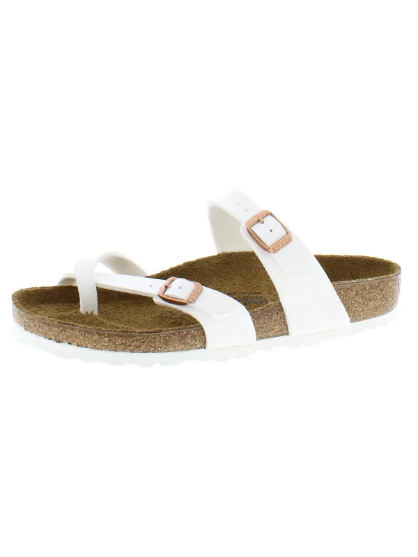 Mayari Womens Flip-Flop Leather Thong Sandals