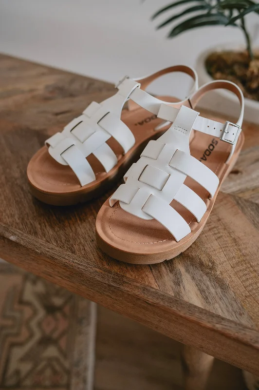 The Fisherman Sandals - White