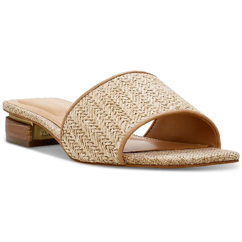 Vince Camuto Womens Slip On Open Toe Flatform Sandals