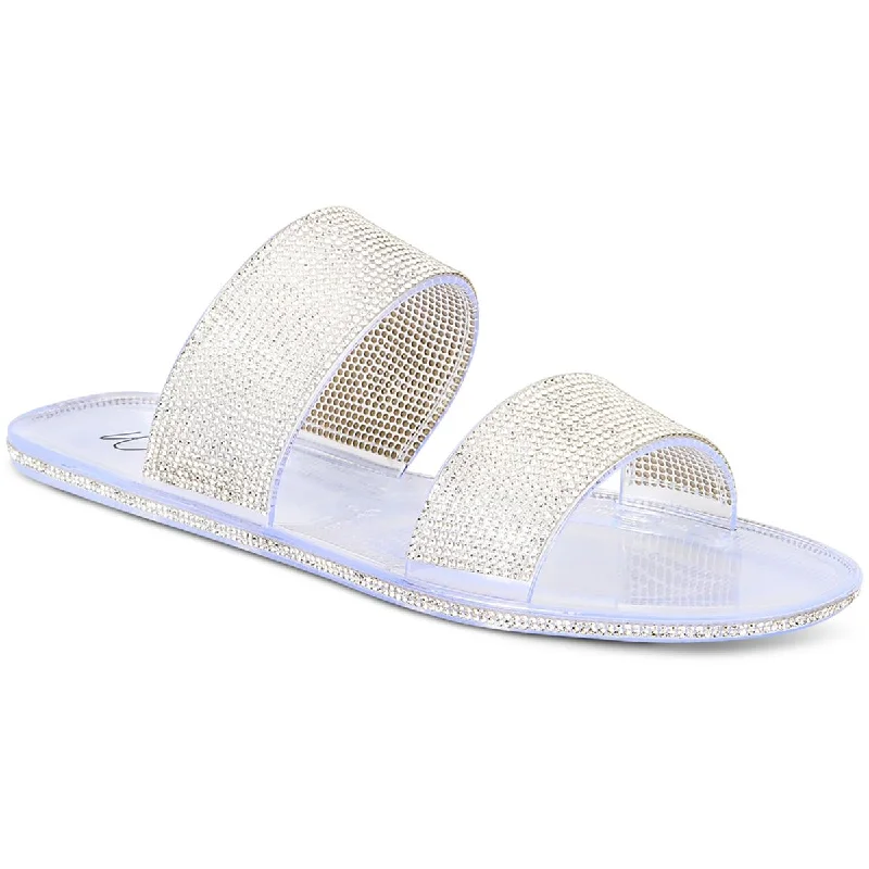 Wild Pair Womens Juba Embellished Pool Side Jelly Sandals