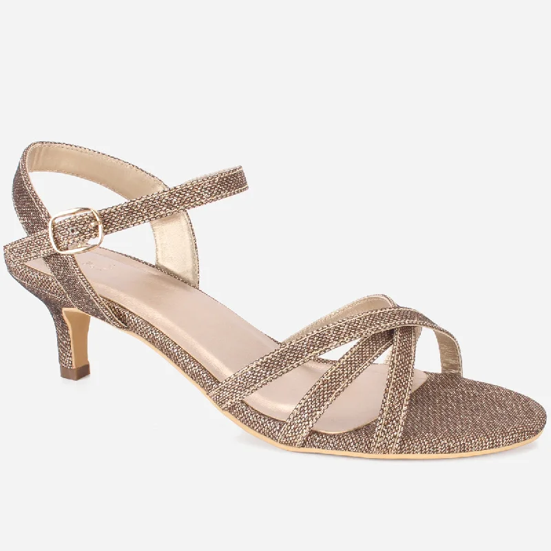 Womens "SHANELLE" Glitter Summer Sandals