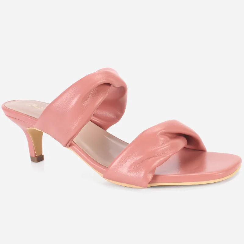 Womens "SHARITA" Dual Strap Slide In Sandals