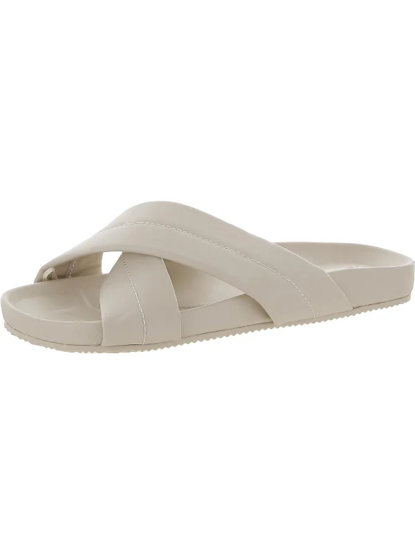 Womens Slip on Footbed Sandals