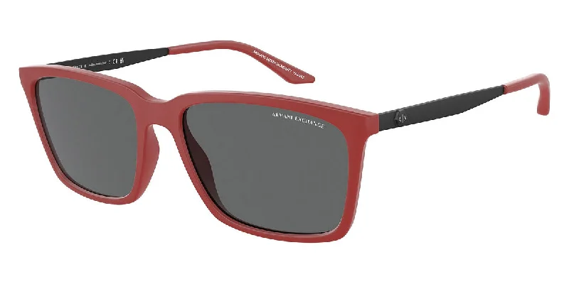 Armani Exchange Men's 57mm Matte Red Sunglasses