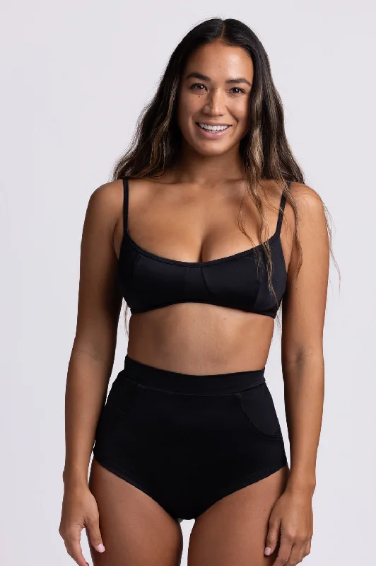 Kaia Bikini Bottom - Black