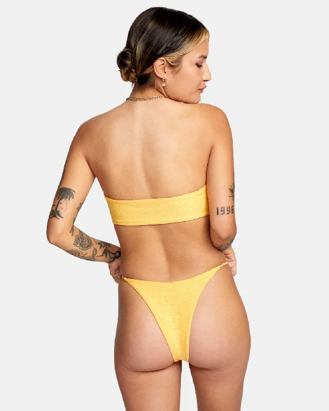 Brightside Skimpy French Bikini Bottoms - Marigold