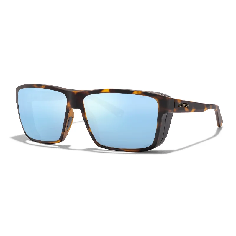 Cordina Lowlander Sunglasses-Matte Tort/Blue Mirror Polar