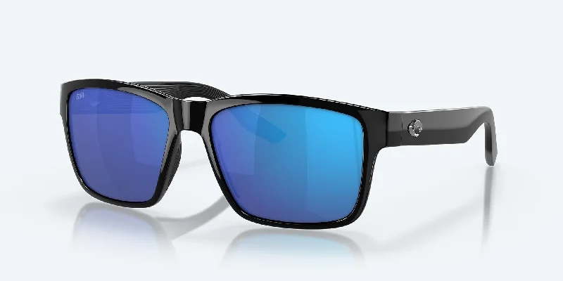 Costa Paunch Sunglasses-Black/Blue Mirror 580G