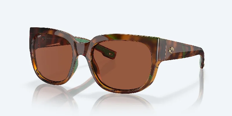 Costa Waterwoman Sunglasses-Shiny Palm Tortoise/Copper 580P