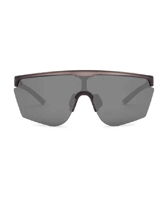 Electric Cove Sunglasses-Matte Charcoal/Silver Polarized