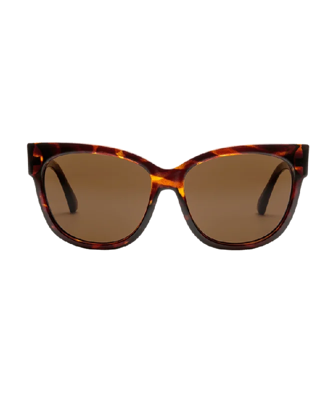 Electric Danger Cat Sunglasses-Gloss Tort/Bronze Polar