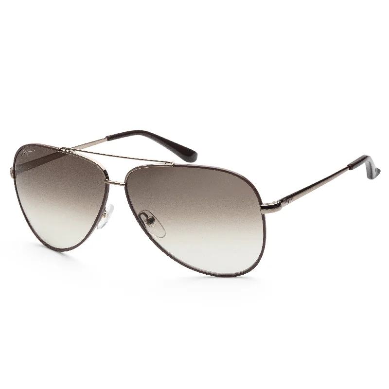 Ferragamo Women's SF131S-211 Fashion 60mm Shiny Brown Sunglasses