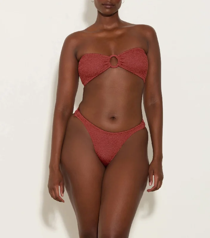 Gloria Bikini Set in Metallic Rosewood