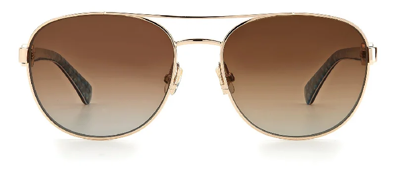 Kate Spade Raglan/G/S LA 006J Aviator Polarized Sunglasses