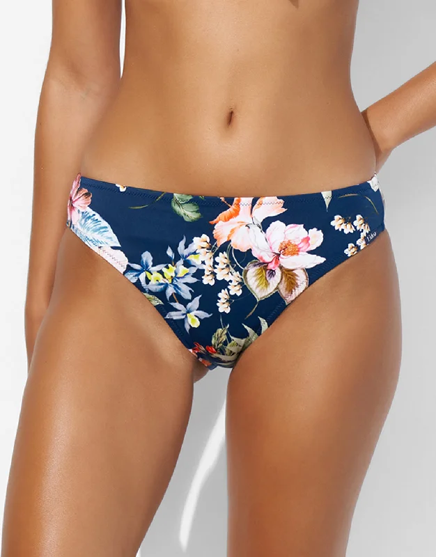 Lush Delight Bikini Pant - Hibiscus Indigo