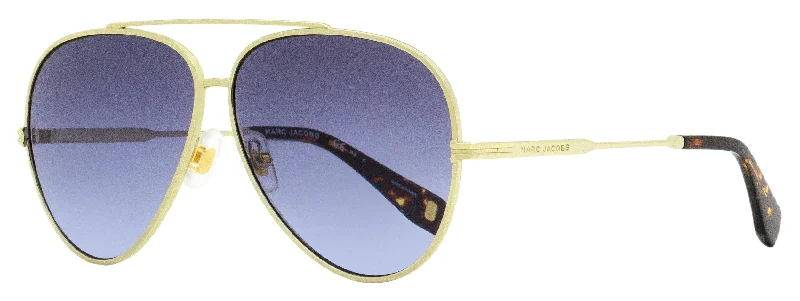 Marc Jacobs Women's Aviator Sunglasses MJ 1007/S 06JGB Gold/Havana 60mm