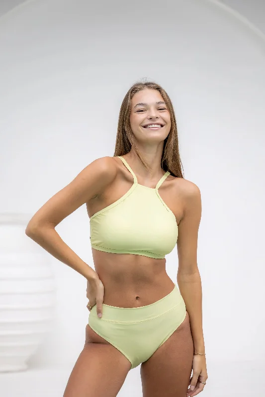 Matcha High Neck Top