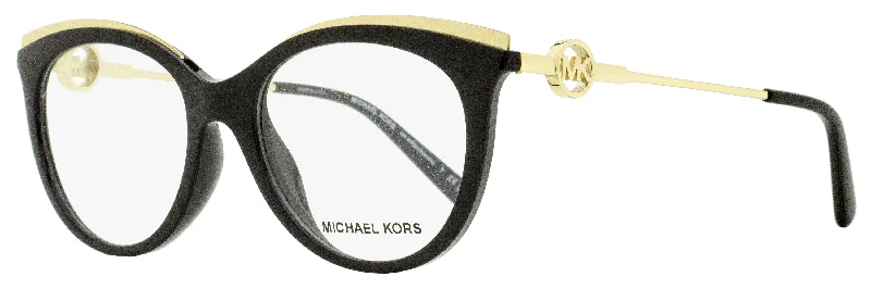 Michael Kors Women's Ajaccio Eyeglasses MK4089U 3005 Black/Gold 51mm