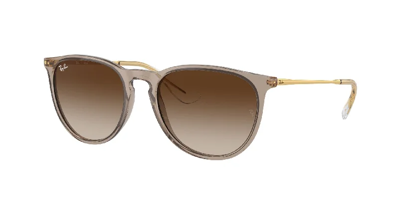 Ray-Ban Erika Polished Transparent Light Brown / Brown Gradient