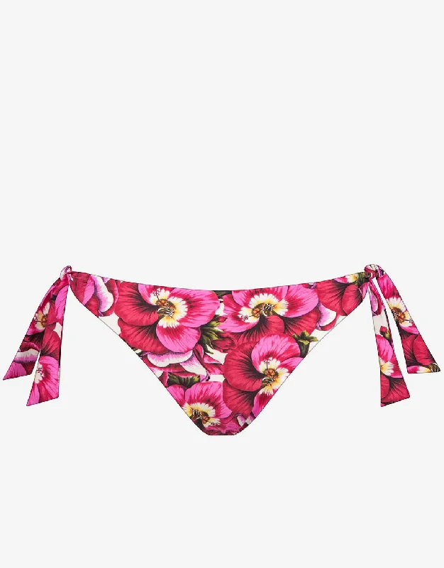 Revelation Tie Side Bikini Pant - Pansy Pink