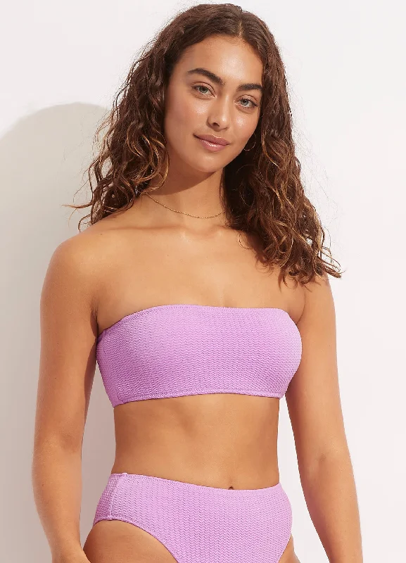 Sea Dive Tube Top - Wild Rose