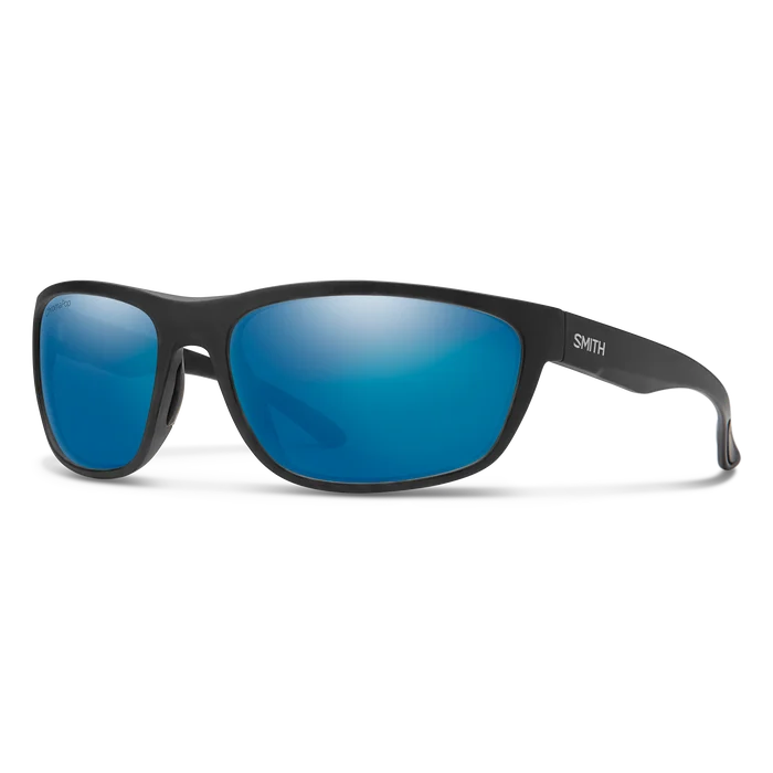 Smith Redding Sunglasses-Mt Blk/CP G Blu Mir Plr