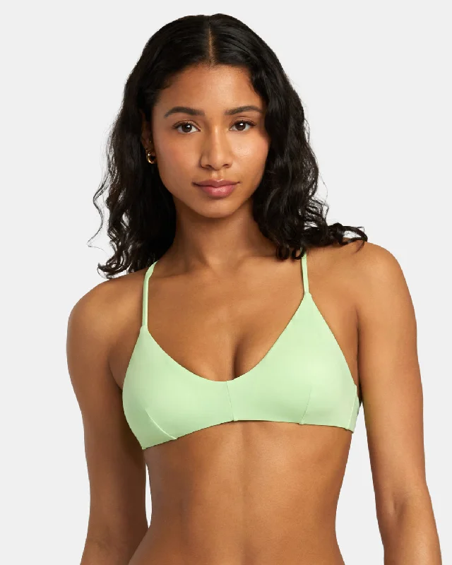 Solid Crossback Bikini Top - Glow