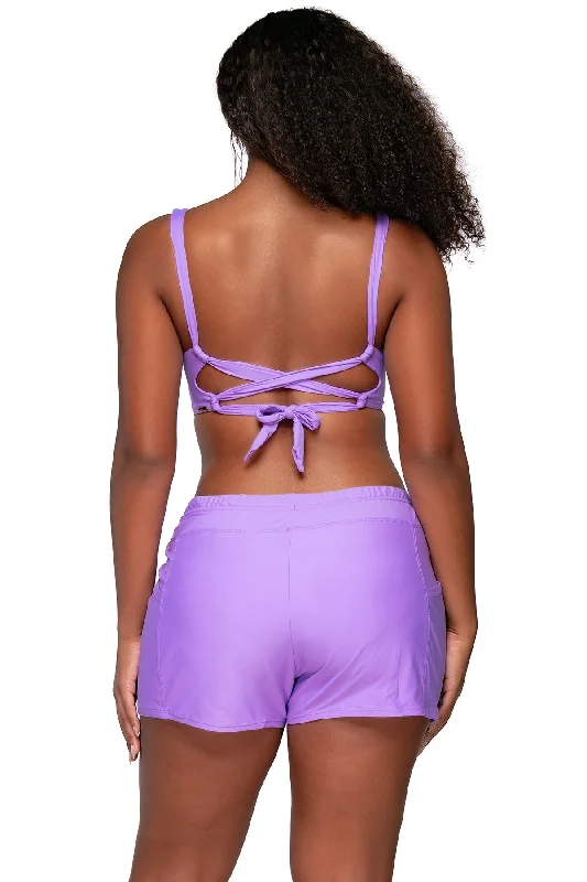 Sunsets Escape Passion Flower Laguna Swim Short