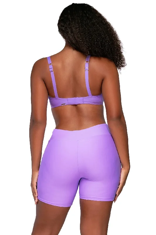 Sunsets Escape Passion Flower Bayside Bike Short