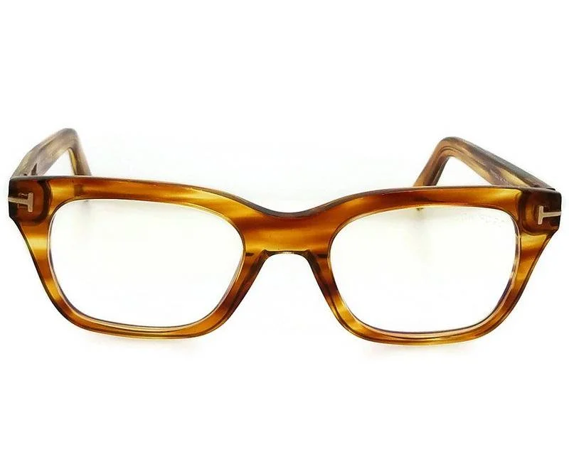 Tom Ford FT5536-B Geometric Blue Light Eyeglasses