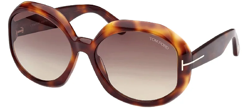 Tom Ford GEORGIA-02 W FT1011 52B Oval Sunglasses