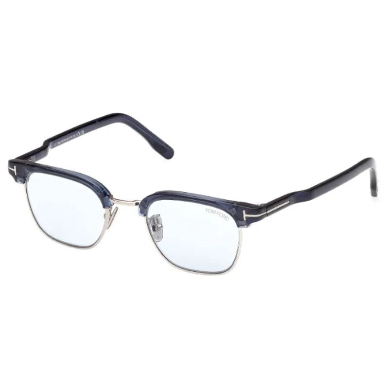 Tom Ford Men's 47 mm Shiny Blue Sunglasses