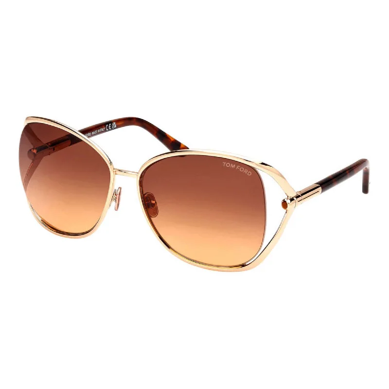 Tom Ford Women's 62 mm Shiny Rose Gold Sunglasses