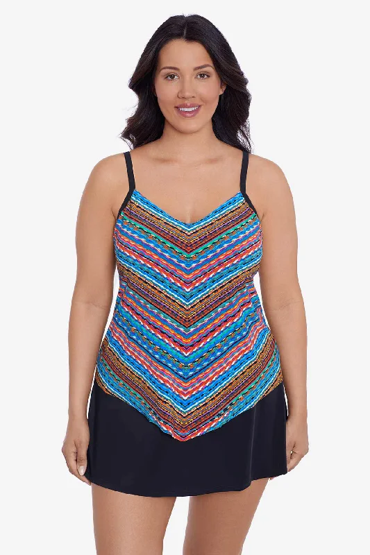 Stitched Up Hank Tankini Top