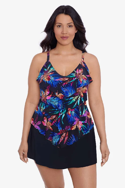 Leopard Lily Lena Tankini Top