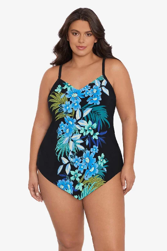 Fern Delight Plus Size Hank Tankini Top