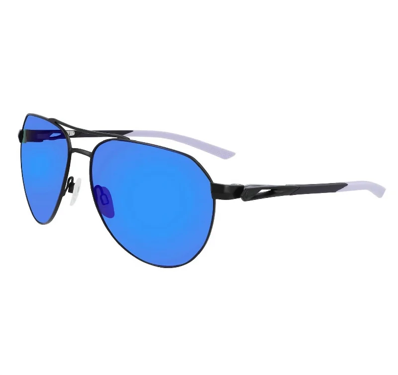 Unisex Club Nine M Dq0924 Sunglasses In Satin Black/grey Ultraviolet