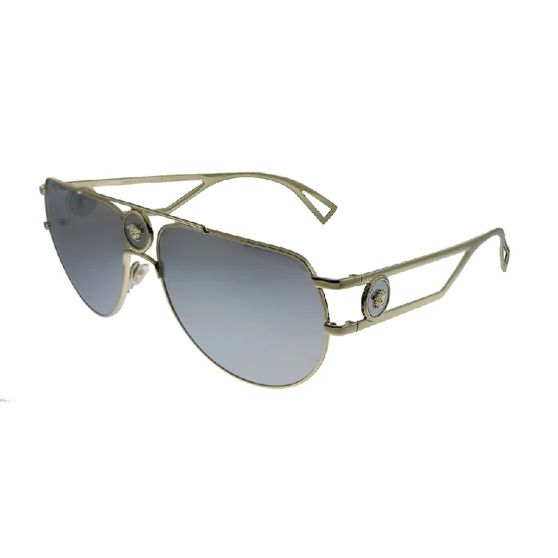 Versace  VE 2225 12526G Unisex Aviator Sunglasses