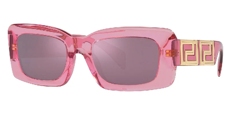 Versace Women's 54mm Transparent Pink Sunglasses VE4444U-5355AK-54