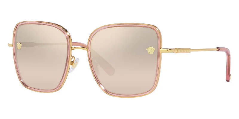 Versace Women's 57mm Transparent Pink Sunglasses