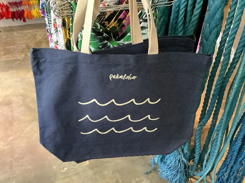 Wave canvas bags